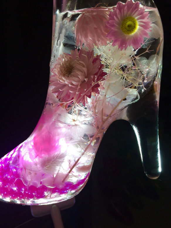 売り切れました❣️【パステル ピンク】ハーバリウム ボタニカル 花 可愛い ギフト おしゃれ イン 1枚目の画像