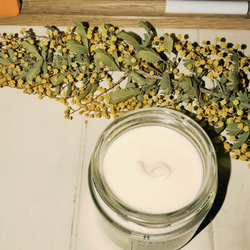 エッセンシャルオイルを使用した ナチュラルソイキャンドル lavender×grapefruit (M) 3枚目の画像