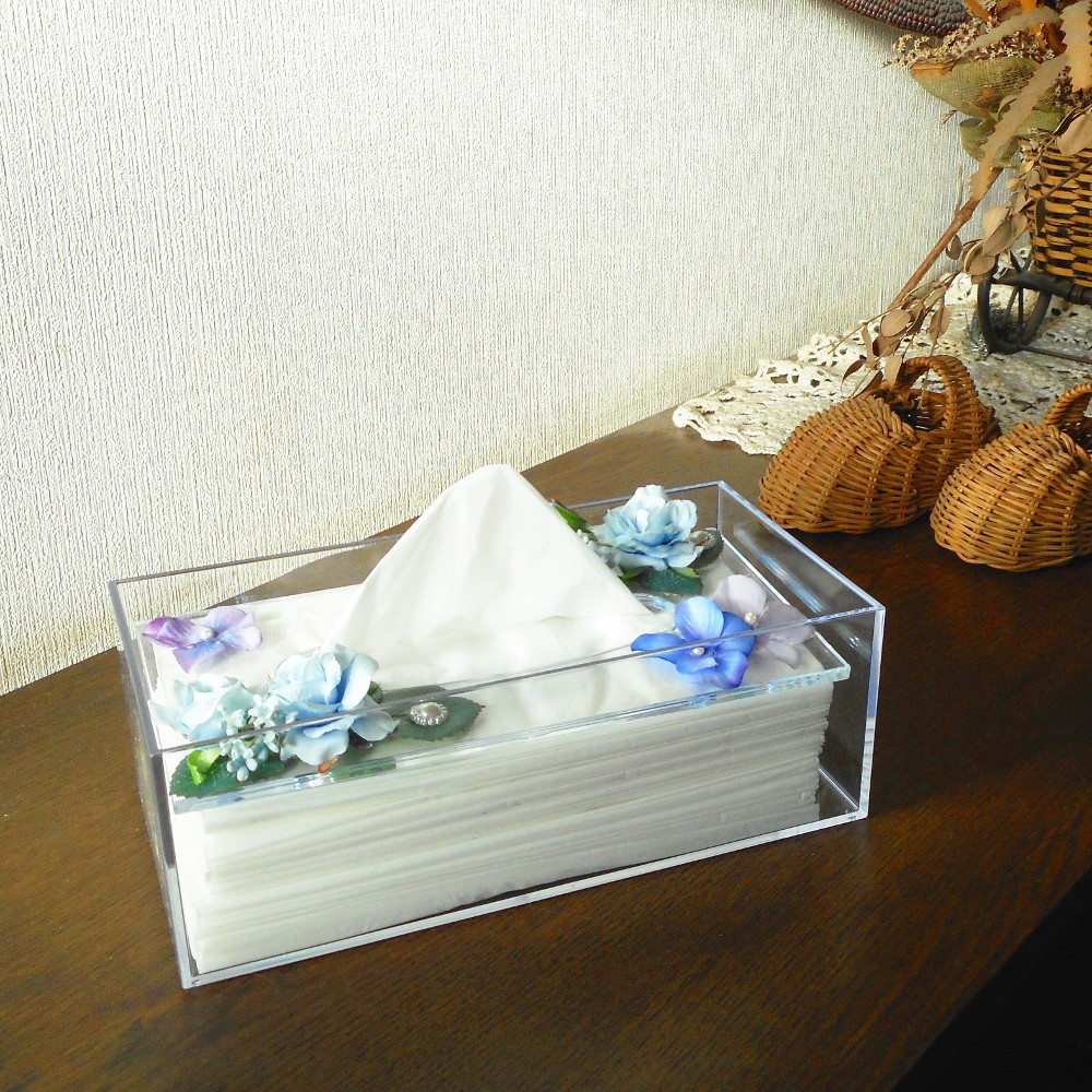 Creema限定｜送料無料｜ティッシュケース「彩」（ブルー）｜全4色 4,779円