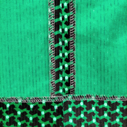 【受注製作】秋冬。ほっこりレトロなコーデュロイスカート グリーン 5枚目の画像
