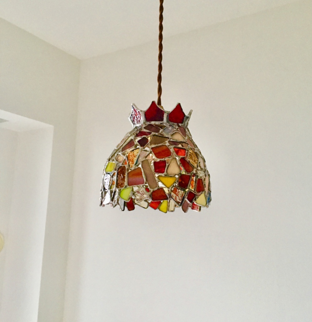 『Jewel night』ペンダント灯:ティアラ×レッドグラデーション ベイビュー