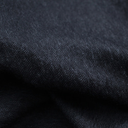 再販★カンタ刺繍シルクとアルパカウールのねじりロングスヌード【モノトーン】 9枚目の画像