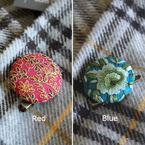 再販☆刺繍ブローチ付きウールストールポンチョ【ウールチェック 再販☆刺繍ブローチ付きウールストールポンチョ【ウールチェック