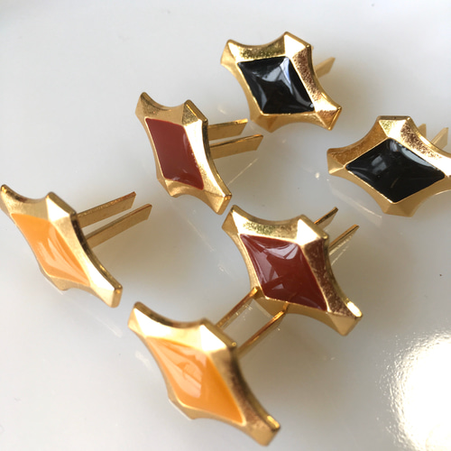 ダイヤ型 パーツ 6個セット ハンドメイド素材 チャーム Twist 通販