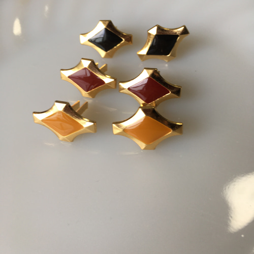 ダイヤ型 パーツ 6個セット ハンドメイド素材 チャーム Twist 通販