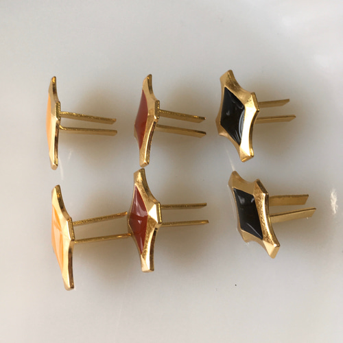 ダイヤ型 パーツ 6個セット ハンドメイド素材 チャーム Twist 通販