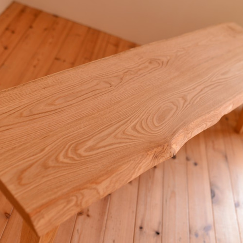 栗のベンチ用板 りゅう様専用❕栗の耳付き天板厚さ約45㎜の迫力満点