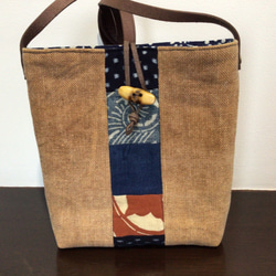 古布酒袋　ショルダーバッグ　1点物　ハンドメイド　時代物 古布酒袋 ショルダーバッグ 1点物 ハンドメイド 時代物 楽天市場