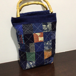 酒袋と古布の小さなショルダーバック sold ショルダーバッグ lily 通販