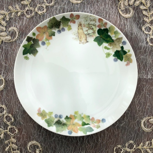 即納！ピーターラビットのいる森＝盛り皿セット♥ポーセラーツ 大皿