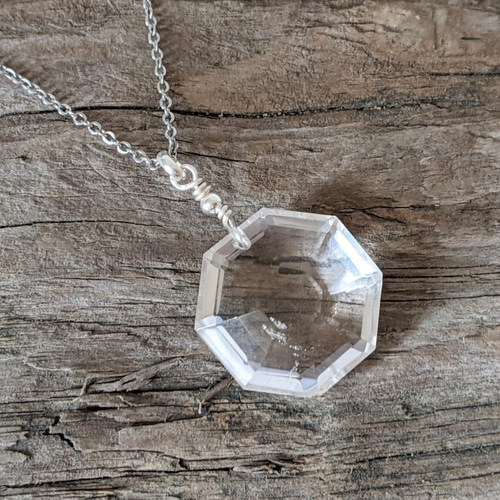 高檔激光料．白水晶．八卦．墜子✺Apple No.8 飾作室墜子Sweet Apple