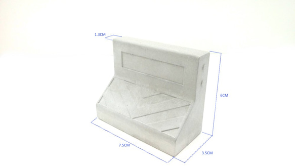 [想泥]小型水泥紐澤西護欄擺飾 第2張的照片