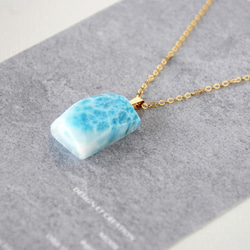 カリブ海の結晶　ラリマーペンダント　原石02ｰ3/4 4枚目の画像