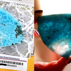 カリブ海の結晶　ラリマーペンダント　原石02ｰ3/4 7枚目の画像