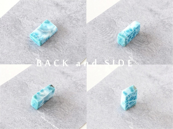 カリブ海の結晶　ラリマーペンダント　原石03ｰ3/4 4枚目の画像