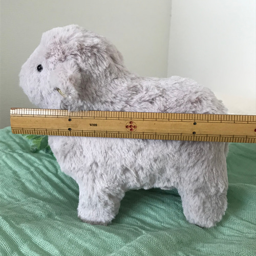 ぬいぐるみ⑥サフォーク種のようなふわふわひつじさん＊ホワイト