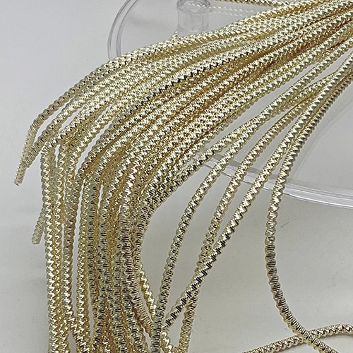 カラージルコニウムロング PETILLE ゴールド フレンチワイヤー フレンチワイヤー/金色/35cm・50g｜作ろ！ドットコム プレシオサ