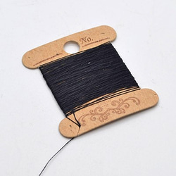 ビーズ針・糸・土台セット黒　kit1-sokuro Soutache ビーズ刺繍用　お試しセット 3枚目の画像