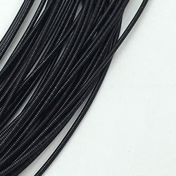 再販フレンチワイヤーハードブラック　1M　1ｍｍ　FW32BCK ビーズ刺繍  モール  コイル状 メタルパーツ 2枚目の画像