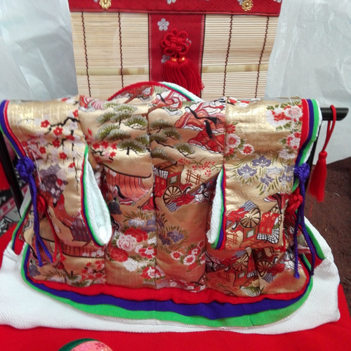 ミニチュア打ち掛け十二単風ハンドメイド ミニチュア打ち掛け十二単風ハンドメイド