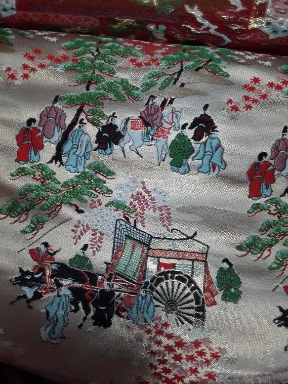 一点物源氏絵巻風着物