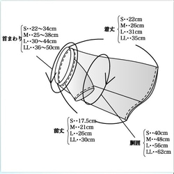 A4印刷型紙　犬服タンクトップ(S～LL/ハンドメイド/洋裁/ソーイング/Tシャツ/パピエパターン/型紙)A-02 6枚目の画像