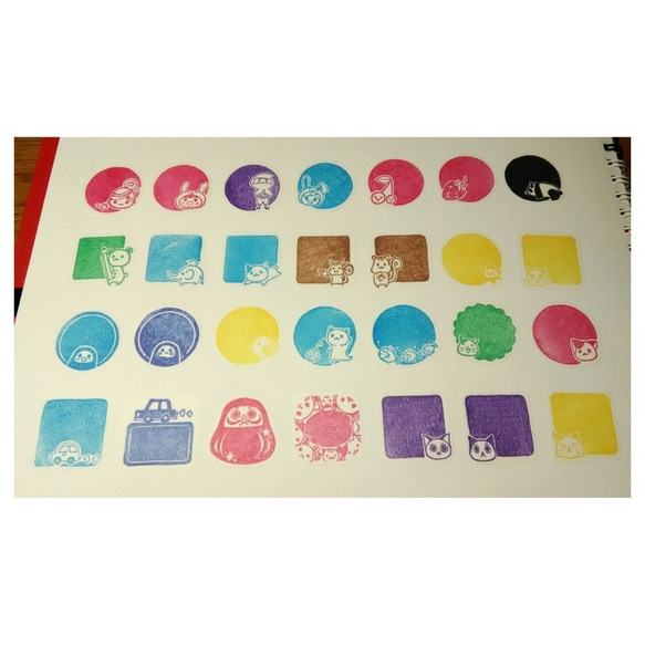 消しゴムはんこ お名前はんこ 21～28 はんこ・スタンプ ともはん