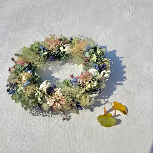 3.秋色水無月オーバルリース