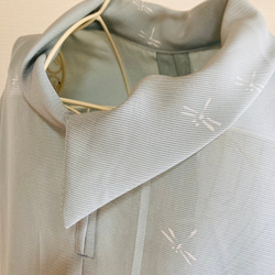 ハンドメイド　着物リメイク　正絹　チュニック 3枚目の画像