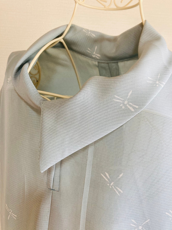ハンドメイド　着物リメイク　正絹　チュニック 3枚目の画像