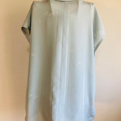 ハンドメイド　着物リメイク　正絹　チュニック 5枚目の画像