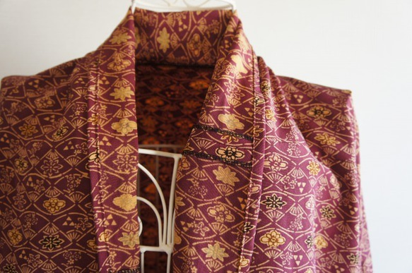 ハンドメイド　着物リメイク 羽織もの 3枚目の画像