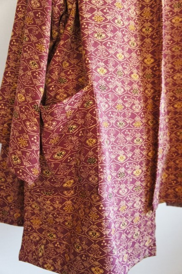 ハンドメイド　着物リメイク 羽織もの 6枚目の画像
