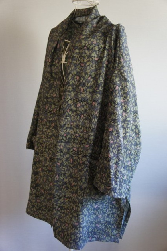 ハンドメイド　着物リメイク　羽織もの　正絹 3枚目の画像