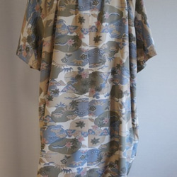 ハンドメイド　着物リメイク　チュニック 7枚目の画像