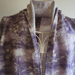 ハンドメイド　着物リメイク　正絹　羽織もの 3枚目の画像