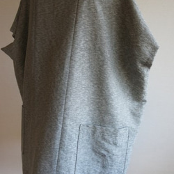 ハンドメイド　ウール　着物リメイク　チュニック 3枚目の画像