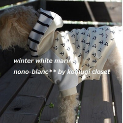 winter white marin**** パーカー 1枚目の画像