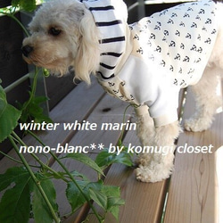 winter white marin**** パーカー 3枚目の画像
