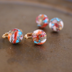 14KGF oystercopperturquoise 12mm pierce[kgf3515] 7枚目の画像