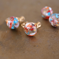 14KGF oystercopperturquoise 12mm pierce[kgf3515] 9枚目の画像