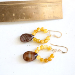 14KGF agete Golden Tiger’s Eye pierce[kgf3537] 4枚目の画像