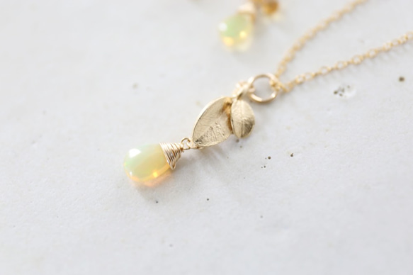 14KGF　opal necklace[nc3572] 5枚目の画像