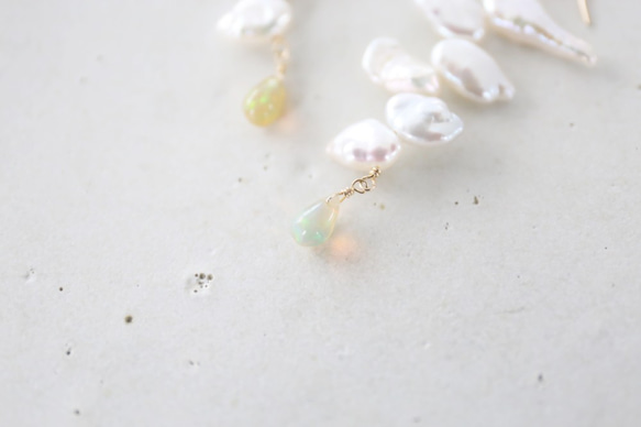 14KGF opal pearl pierce[kgf3601] 5枚目の画像