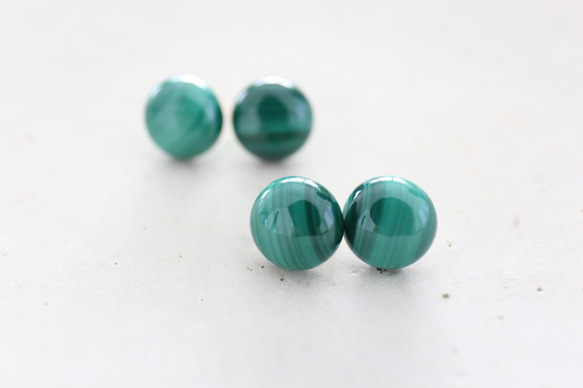 14KGF malachite pierce[kgf3627] 1枚目の画像