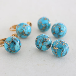 14KGF 12mm　copperturquoise pierce[kgf3755] 3枚目の画像