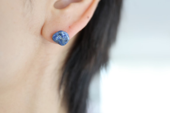 14KGF lapis lazuli pierce[kgf3783] 4枚目の画像