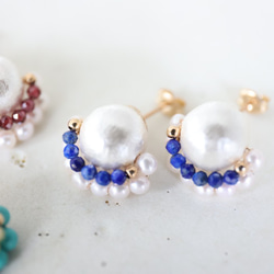 14KGF cotton pearl pierce[kgf3835] 3枚目の画像