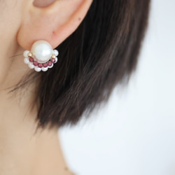 14KGF cotton pearl pierce[kgf3835] 6枚目の画像
