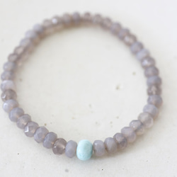 larimar grayonyx bracelet [kgf3868] 2枚目の画像